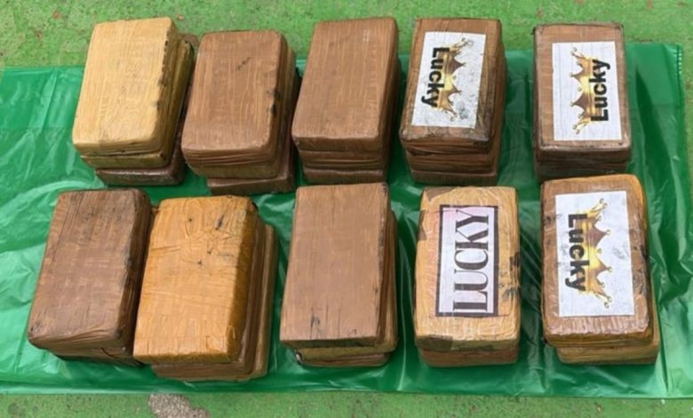 Frustrado intento de tráfico de 33 kg de cocaína en Tánger Med
