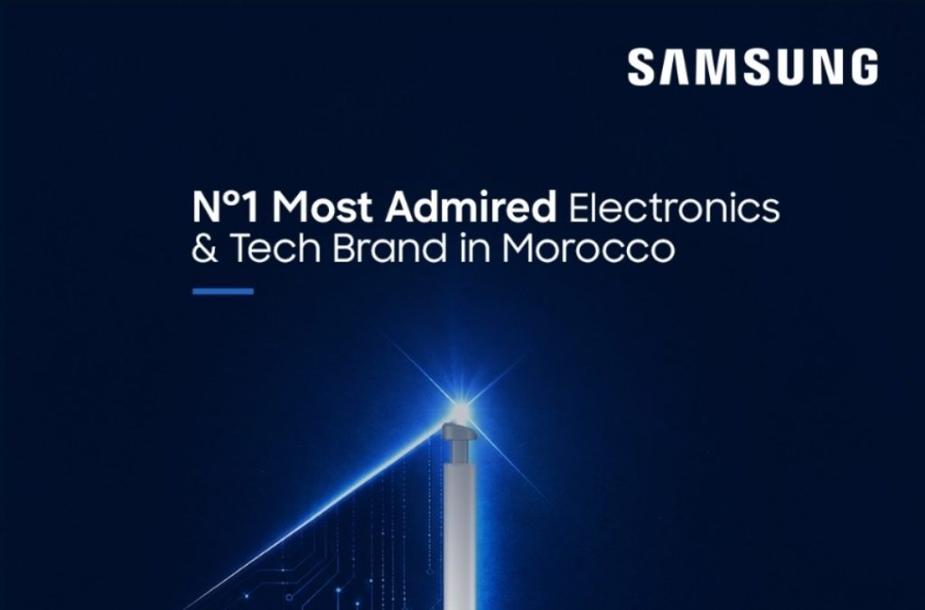 Samsung es elegida la marca electrónica más admirada de Marruecos