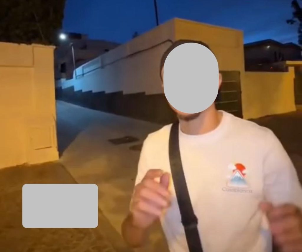 La Policía de Tánger detiene a un sospechoso tras un vídeo sobre el robo a un repartidor bajo amenaza con arma blanca